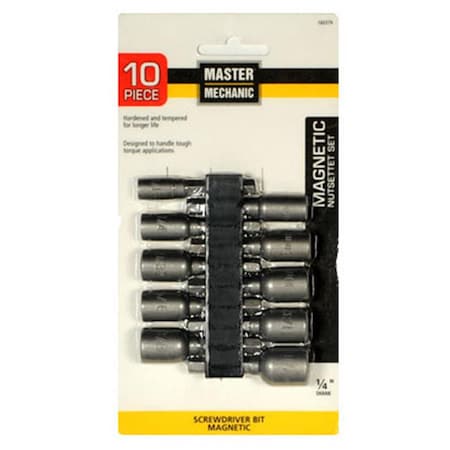 Disston Master Mechanic Magnetic Nutsetter Set - 10 Piece DI569818